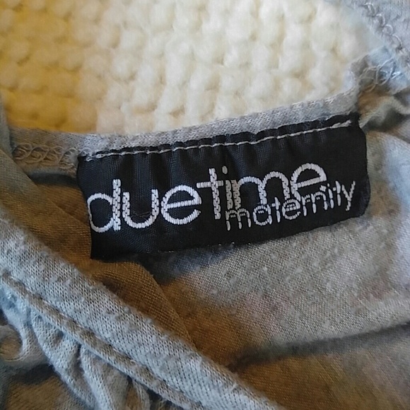 Gray maternity shirt - Picture 5 of 6